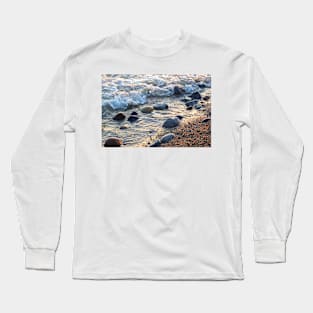 Waves on the Rocky Beach Long Sleeve T-Shirt